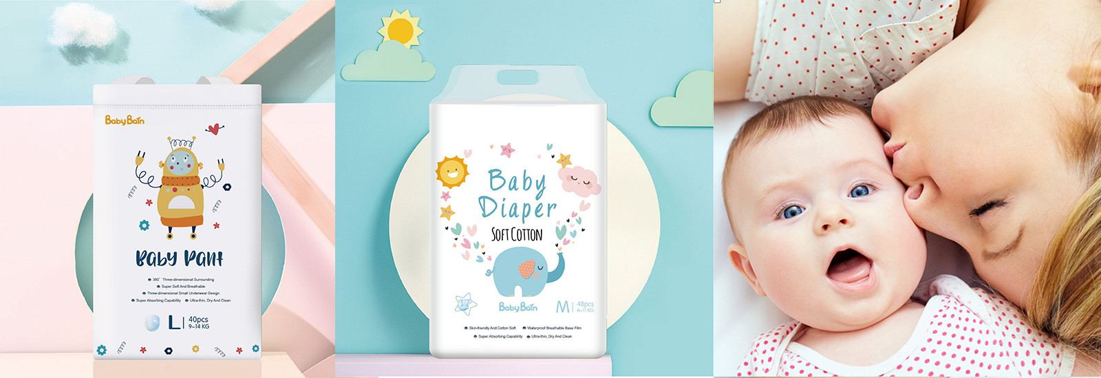 Qualität Ziehen Sie Baby-Windel hoch Fabrik
