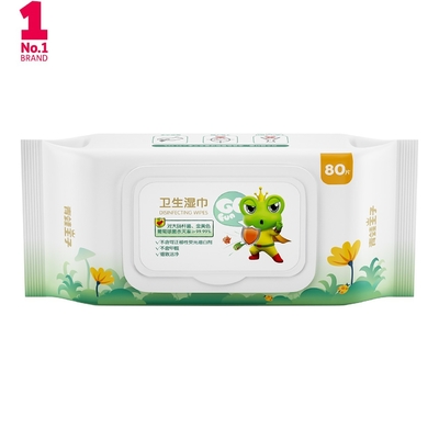 Empfindliche ultra leichte Hypoallergenic Reise-Feuchtpflegetücher für Baby-Gesicht