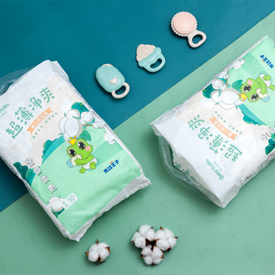 Hohe Absorption pp. nimmt weiche Breathable schläfrige farbige Baby-Wegwerfwindeln auf