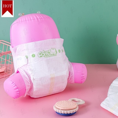 Hohe Absorption pp. nimmt weiche Breathable schläfrige farbige Baby-Wegwerfwindeln auf