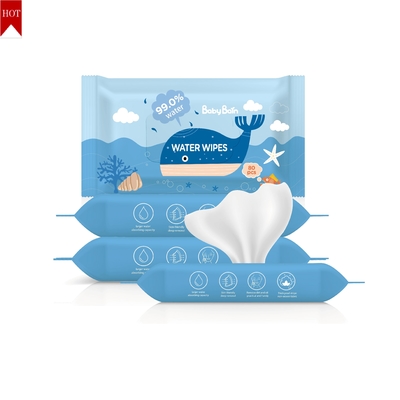 EDI Pure Water Baby Wipes 99 5 reine Wegwerffeuchtpflegetücher Wasser-Abwischen Soems 60pulls