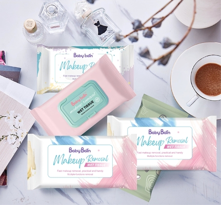 Make-upentferner-Gesichts-Reinigungstuch-Hypoallergenic nass Gewebe Wegwerf