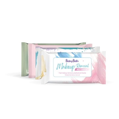 Make-upentferner-Gesichts-Reinigungstuch-Hypoallergenic nass Gewebe Wegwerf