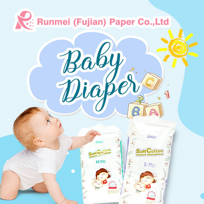 Eigenmarke ziehen Baby-Windel Breathable Soem-Entwurfs-Windelfabrikangebot direkt hoch