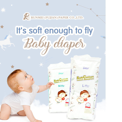 Eigenmarke ziehen Baby-Windel Breathable Soem-Entwurfs-Windelfabrikangebot direkt hoch