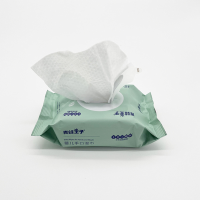 Biologisch abbaubares ursprüngliches Baby-Abwischen Wegwerf- 100% reine Baumwolle-Waterwipes