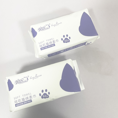 Reines Wasser-organisches Baby wischt biologisch abbaubares vielseitiges trockenes Abwischen ab