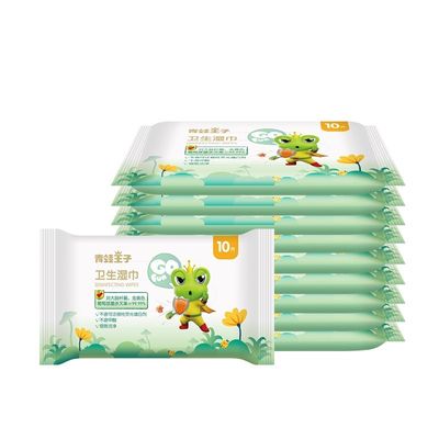 wischt organisches Wegwerfwasser des Baby-10pcs Unscented-Abwischen für Handgesicht ab