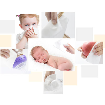 wischt organisches Wegwerfwasser des Baby-10pcs Unscented-Abwischen für Handgesicht ab
