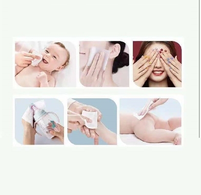 Trockene Einweg-Tücher für die Baby-Gesichtsbehandlung aus 100 % Baumwolle für den täglichen Gebrauch