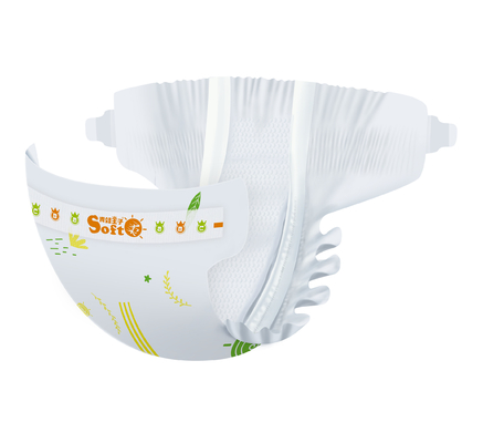 Nicht gesponnene Wegwerfbaby-Windel keucht weiches Breathable Antileck