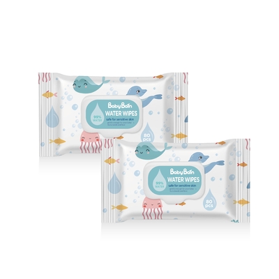 Organischer Unscented-Baby-Handmund-Wegwerfwasser-Abwischen