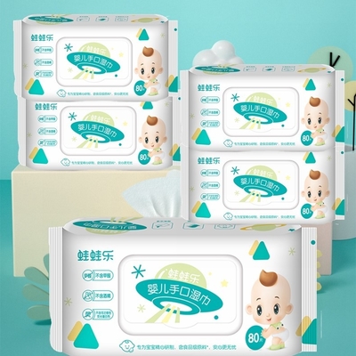 Kundenspezifische empfindliche Baby-Sorgfalt-Wegwerfwasser wischt ultra weiches ab