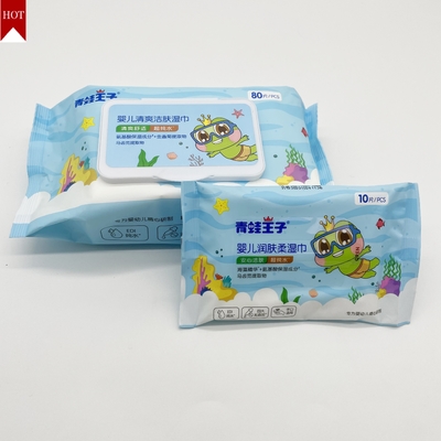 Gesponnene freie Probe ISO nicht, die Wegwerffeuchtpflegetuch Unscented für Baby säubert