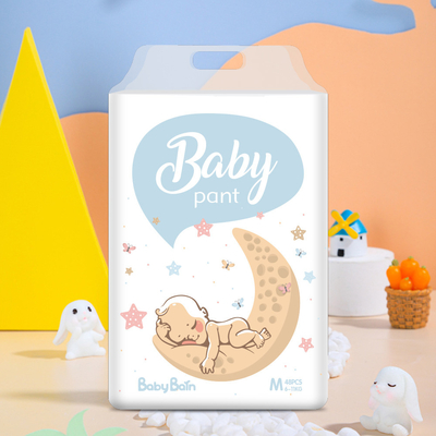 Nicht gewebte Einweg-Babywindel 3D-Auslaufschutz Weich atmungsaktiv