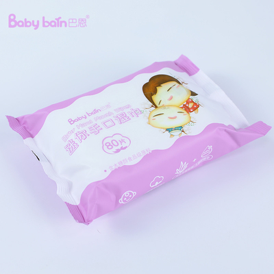 Neueste Baby Wipe Wet Tissue Towel 60 Stück oder 80 Stück Einweg-Feuchttücher