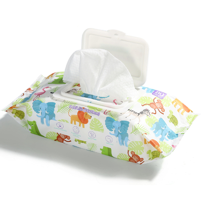 China Organic Baby Feuchttücher Spunlace Material Einwegreinigung