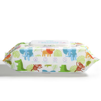 Feuchttücher, 80 Stück, weiche, nicht gewebte Babytücher mit Deckel für Babys