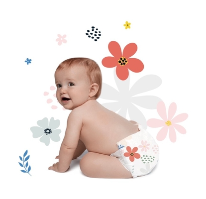 Super saugfähige, schnell trocknende Babywindeln mit 3D-Auslaufschutzkanal