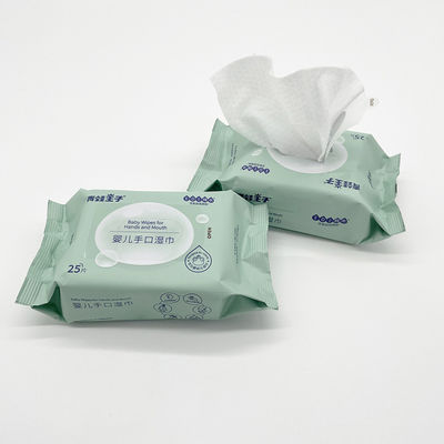 25 Reines Wasser Umweltfreundliches biologisch abbaubares Bio-Baby-Feuchttuch für alle Altersgruppen