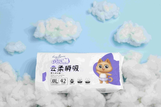 Japan Einweg-Babywindel Kleinpackung Prima Größe 2 Kostenlose Probe Klasse A