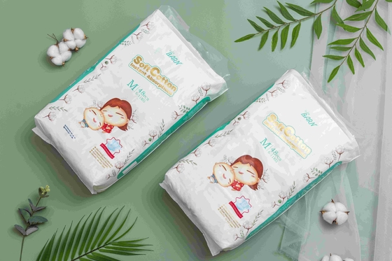 Japan Einweg-Babywindel Kleinpackung Prima Größe 2 Kostenlose Probe Klasse A