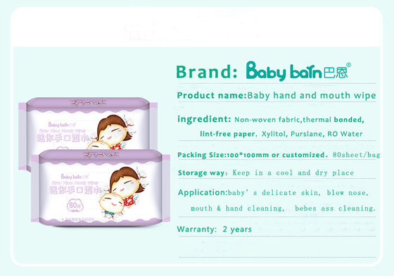 Freies Beispielfeuchtpflegetuch-kundenspezifische Desinfizierungsreinigungstücher übergeben und tauchen auf