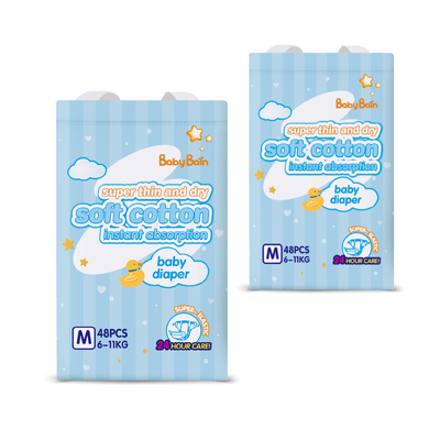 Antigesponnene Wegwerfbaby-Windeln des leck-3D nicht weich Breathable