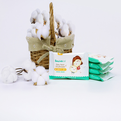 Freie Beispielweiche Baumwollwischt biologisch abbaubare Baby-Sorgfalt 99,5 Wasser-Abwischen-neugeborenes Baby-Abwischen ab
