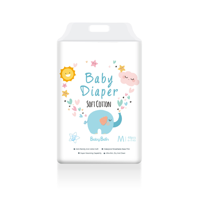 Der Gewohnheits-Absorbierfähigkeit nicht Gewebes-Wegwerfbaby-Windel-500-1000ml