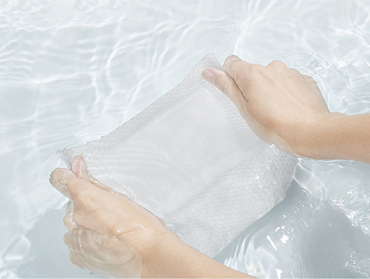 Natürliches Baumwollbaby-Abwischen-organisches biologisch abbaubares Wasser-Abwischen für Baby-empfindliche Haut
