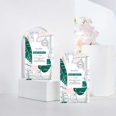 Kundenspezifische Wegwerf-Seidenpapier-Baby-starke Feuchtpflegetücher Spunlace nicht gesponnene nass