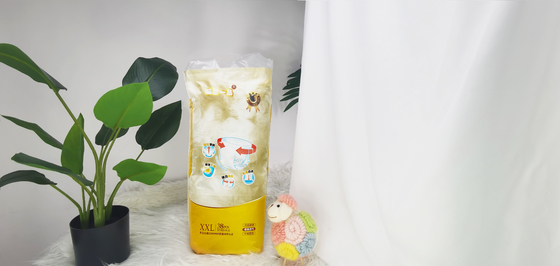 Keuchen Baumwollsaft-Kern-erstklassige Wegwerfwindeln 100% für Baby-Sorgfalt