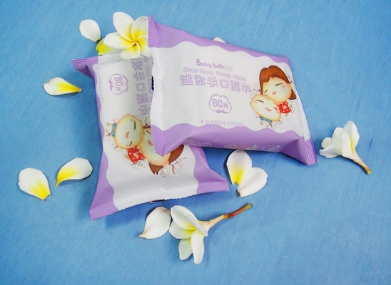 Großhandelsunscented-Wasser PC der hohen Qualität 80 wischt Baby-Feuchtpflegetücher für empfindliches ab