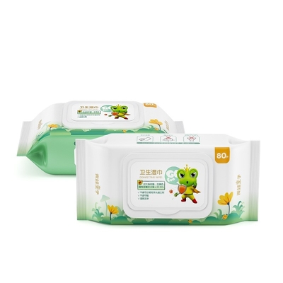 Gesponnene Babys Soems 72pcs nicht interessieren sich alkoholfreien die Baumwollbiologisch abbaubaren Wegwerffeuchtpflegetücher
