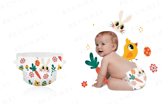 Freie Beispielneugeborene erstklassige Wegwerfbaby-Windel Breathable
