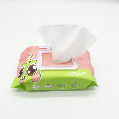 organische Feuchtpflegetücher des Baby-80Pcs mit Plastikkappe Unscent alkoholfrei