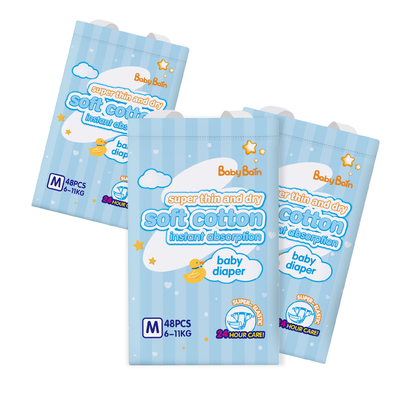 Absorbierende Superleistung FREIES BEISPIELkundenspezifische Wegwerfbaby-Windeln SAPs