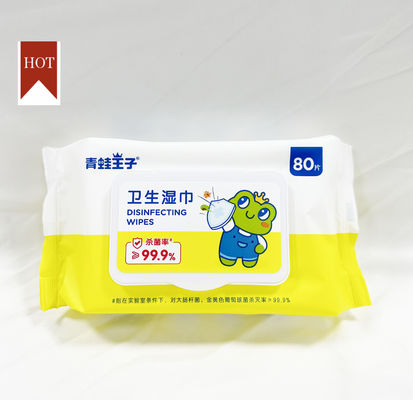 Spunlace Gewebes-Wegwerffeuchtpflegetuch nicht für Kindererwachsene