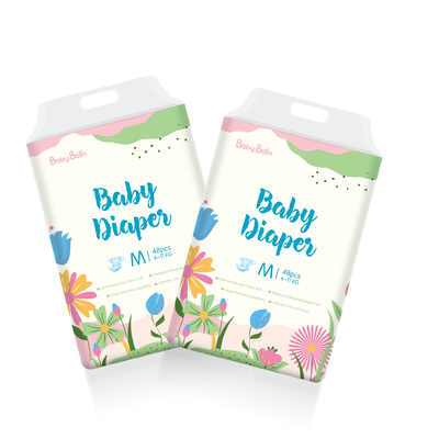 Freies Beispielgewohnheit Großhandels-Leistungssäuglingsbabywindelwegwerfwindelsuperwindel SAPs absorbierende
