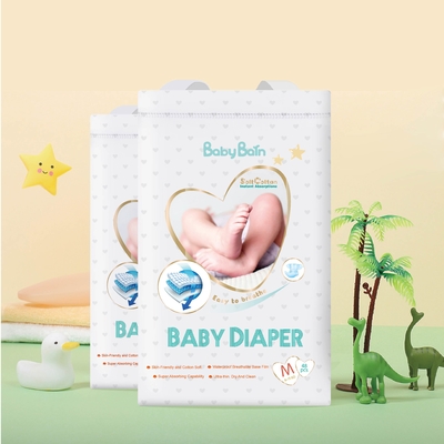 OEM Customized Bandform Superabsorption Einweg-Babywindel direkt vom Herstellerwerk