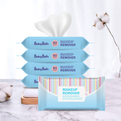 Kundenspezifischer GroßhandelsLogo Organic Facial Cleansing und mildern, Entferner-Gesichts-Abwischen für Frauen zu bilden