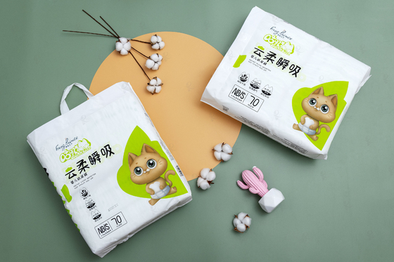Daipers freie Beispiel-Eco freundliche neugeborene Wegwerf100% biologisch abbaubare Babybambuswindel