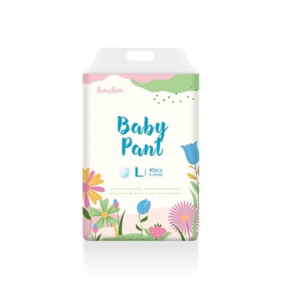 Soem- oder ODM-Baumwollbaby ziehen Hosen-hohe Absorptions-Trainings-Hosen hoch
