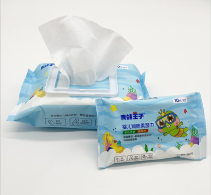 Alkoholfreie organische Hypoallergenic Wegwerffeuchtpflegetücher für Baby enthäuten tägliche Reinigung
