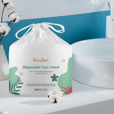 Abwischen-Gesichtsbaumwolltrockenes Baby Soem-ODM 100-120Pcs trockenes Baumwollund erwachsenes Abwischen