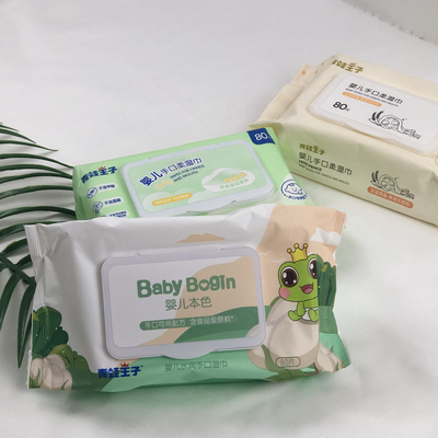 Freundlicher Komfort-biologisch abbaubare Wegwerffeuchtpflegetücher Eco für Baby und Erwachsenen