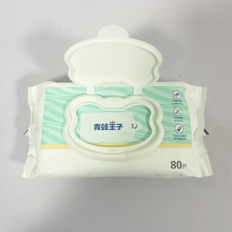 Organic Baby Water Wipes 100% biologisch abbaubare Bambusfaser-Feuchttücher für Babys