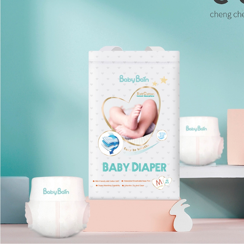 OEM Customized Bandform Superabsorption Einweg-Babywindel direkt vom Herstellerwerk