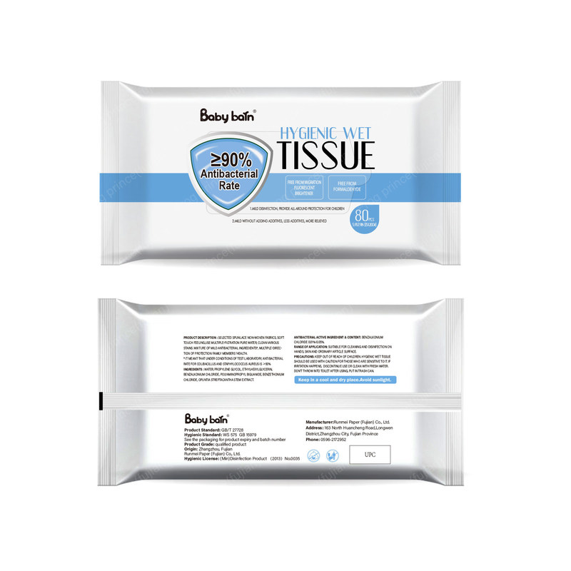 Zug-Feuchtpflegetücher der gute Formel-harte Plastiklippen80 ohne Alkohol